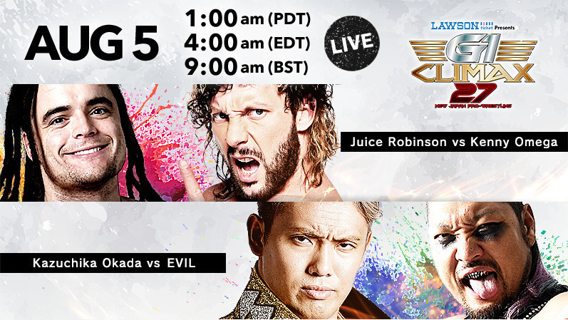 NJPW G1 Climax 27 Results – August 5, 2017