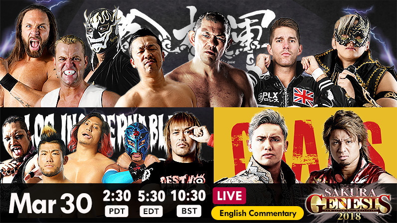 NJPW Road To Sakura Genesis Results