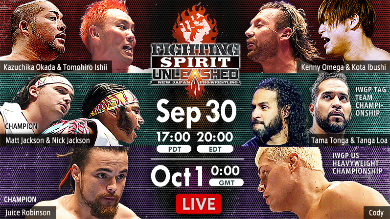 NJPW Fighting Spirit Unleashed Results