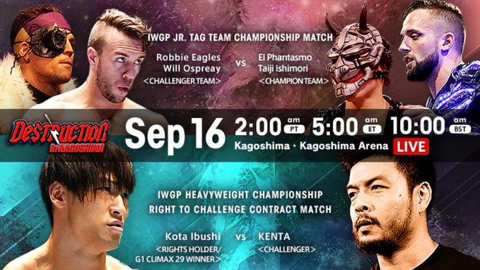 NJPW Destruction In Kagoshima 2019 Results