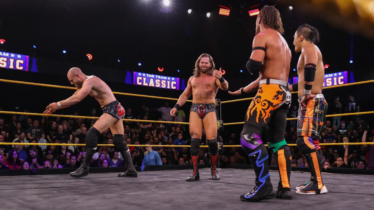 WWE NXT Results (1/15/20): The Grizzled Young Veterans vs. Alex Shelley & Kushida