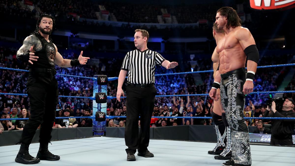 WWE Friday Night SmackDown Results (2/14/20): Roman Reigns & Daniel Bryan vs. The Miz & John Morrison