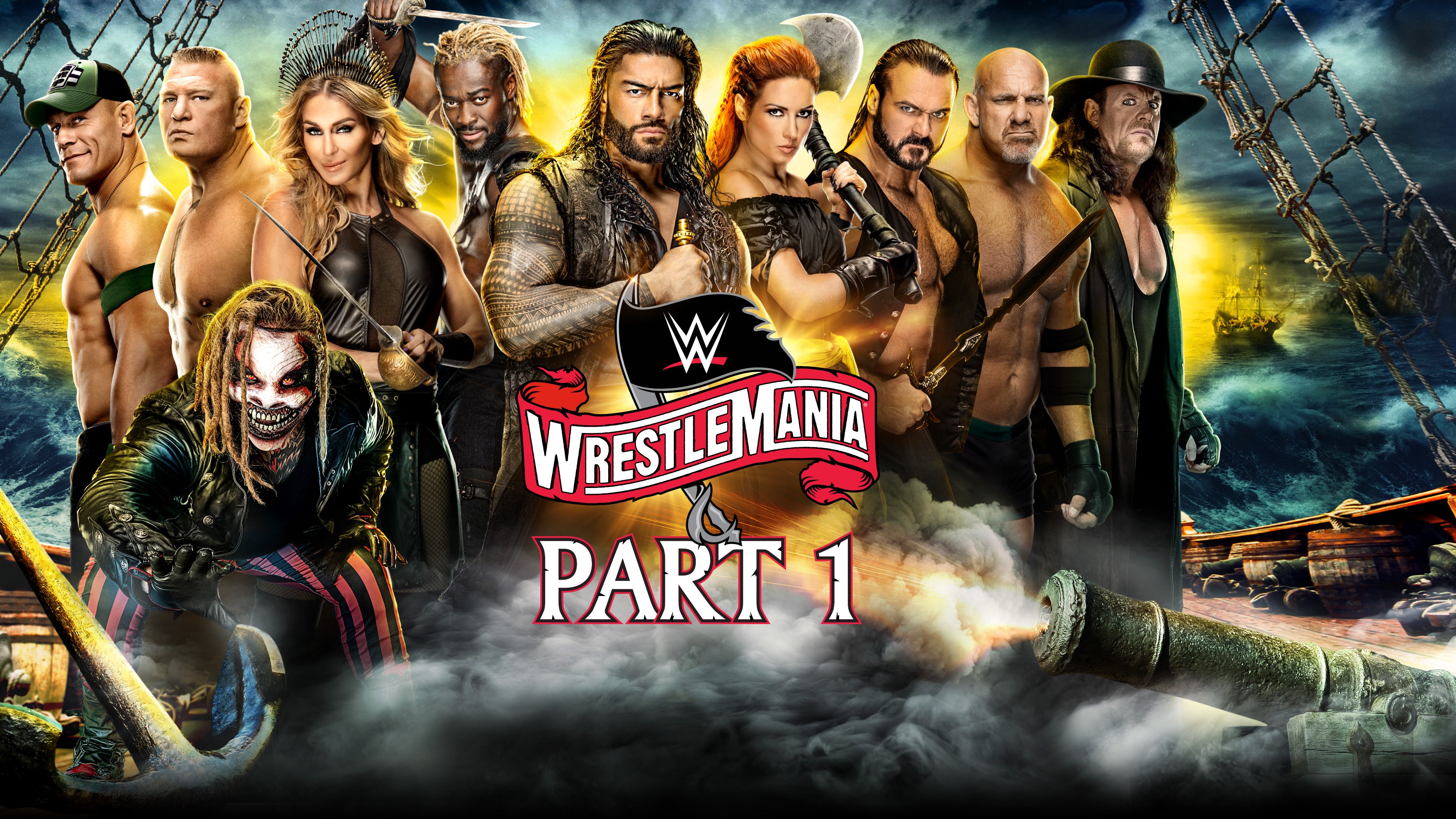 WrestleMania 36 Night 1 Results