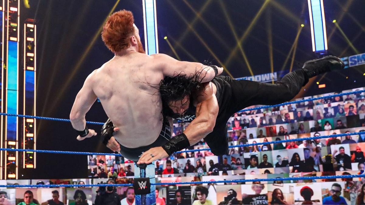 WWE Friday Night SmackDown Results (9/11/20): Roman Reigns & Jey Uso vs. King Corbin & Sheamus