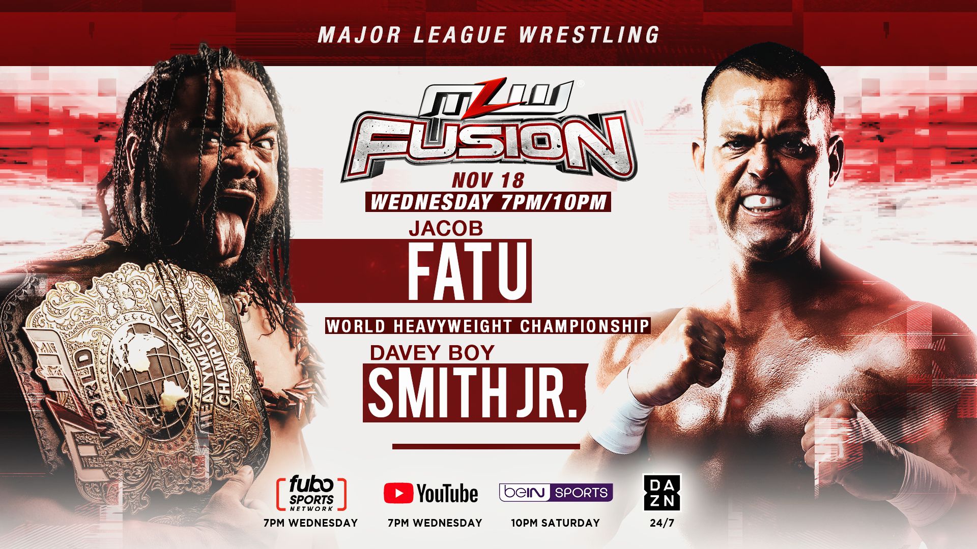 MLW Fusion Results (11/18/20): Jacob Fatu vs. Davey Boy Smith Jr