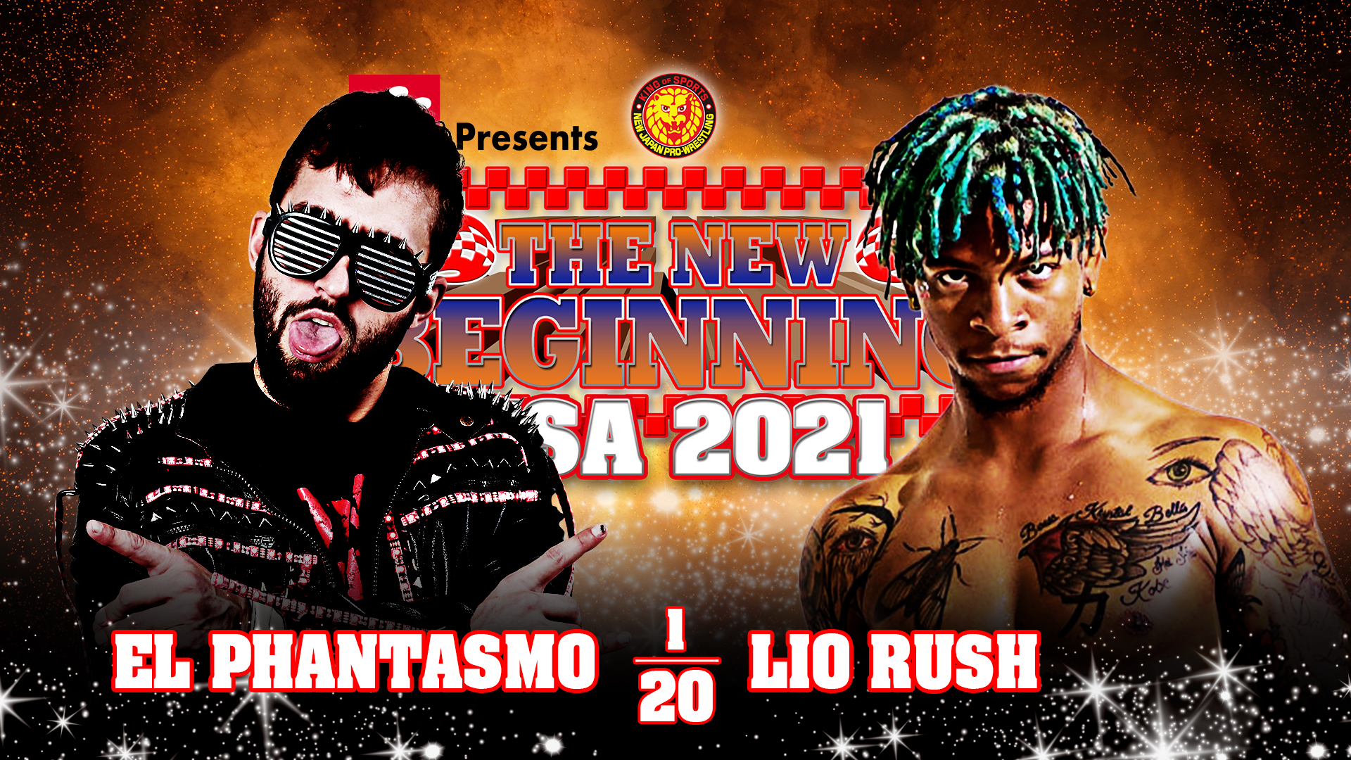 NJPW Strong Results (2/19/21): Lio Rush vs. El Phantasmo