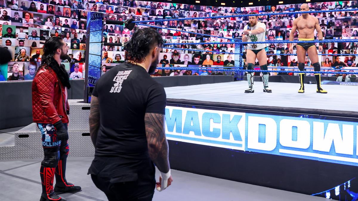 WWE Friday Night SmackDown Results (4/23/21): Daniel Bryan & Cesaro vs. Seth Rollins & Jey Uso