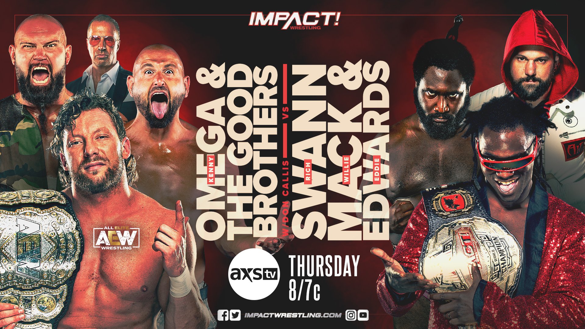 IMPACT Wrestling Results (4/8/21): Kenny Omega & The Good Brothers vs. Rich Swann, Eddie Edwards, and Willie Mack