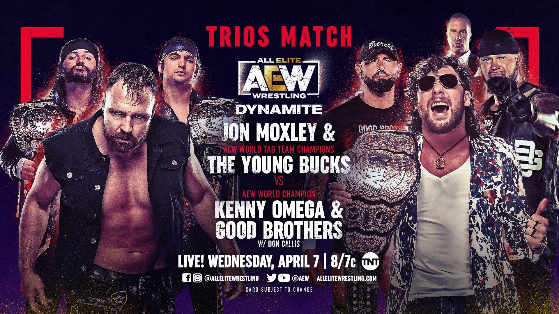 AEW Dynamite Results (4/7/21): Jon Moxley & The Young Bucks vs. Kenny Omega & The Good Brothers