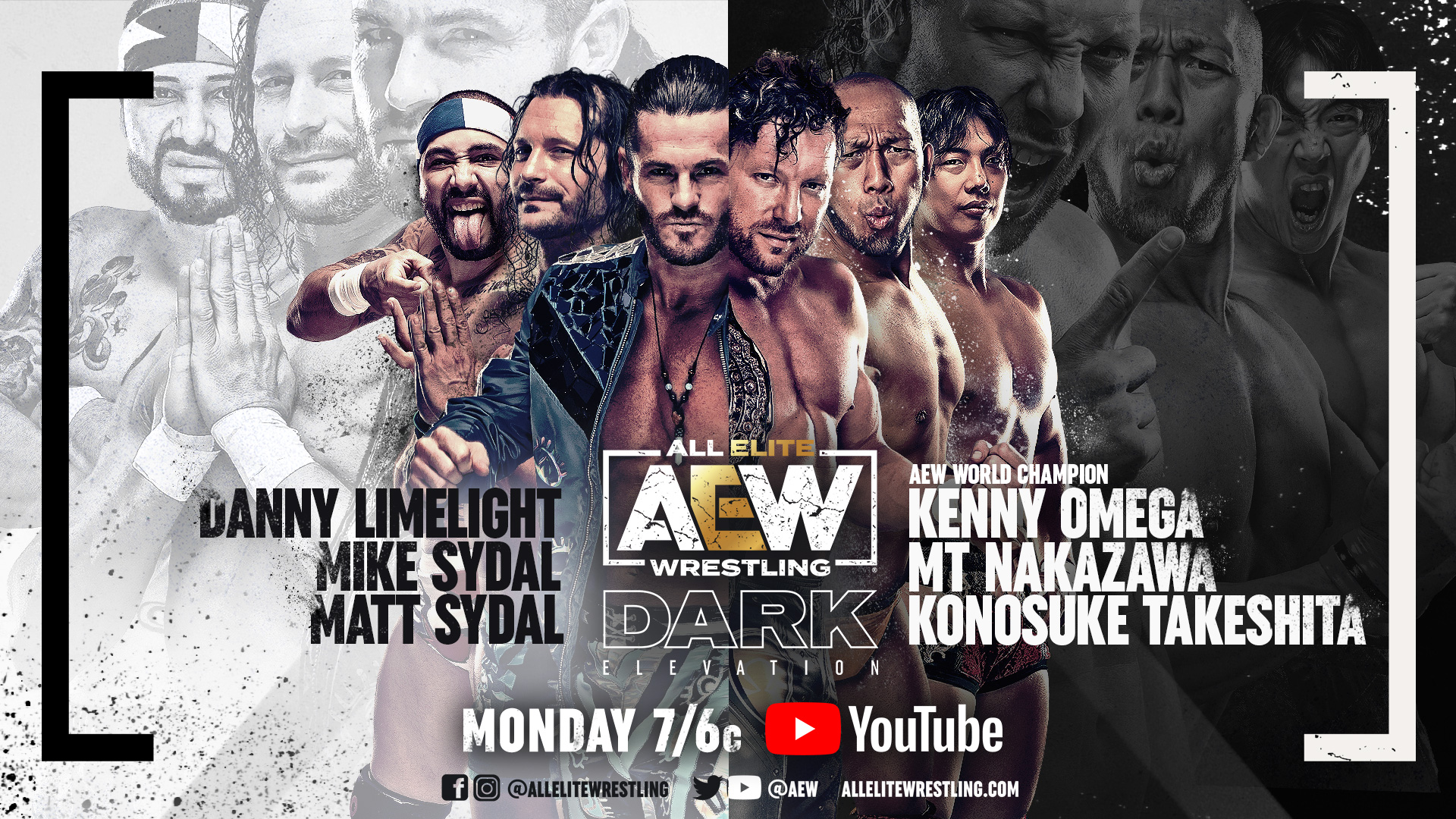 AEW Dark Elevation Results (4/19/21): Kenny Omega, Michael Nakazawa, Konsokue Takeshita vs. Danny Limelight & The Sydal Brothers