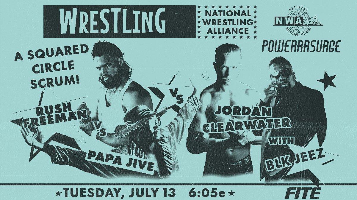 NWA Powerrr Surge Results (7/13/21): Jordan Clearwater vs. Rush Freeman vs. Papa Jive