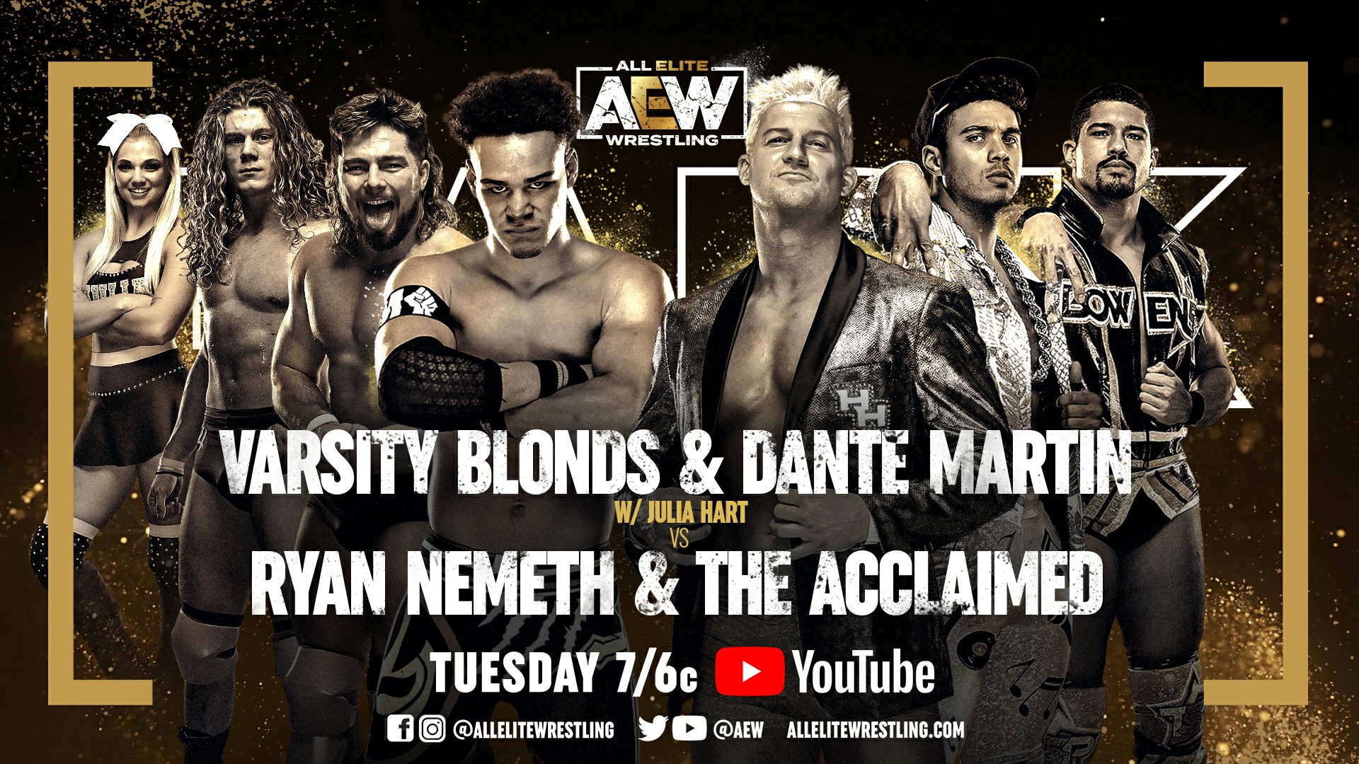 AEW Dark Results (7/27/21): The Varsity Blonds & Dante Martin vs. The Acclaimed & Ryan Nemeth