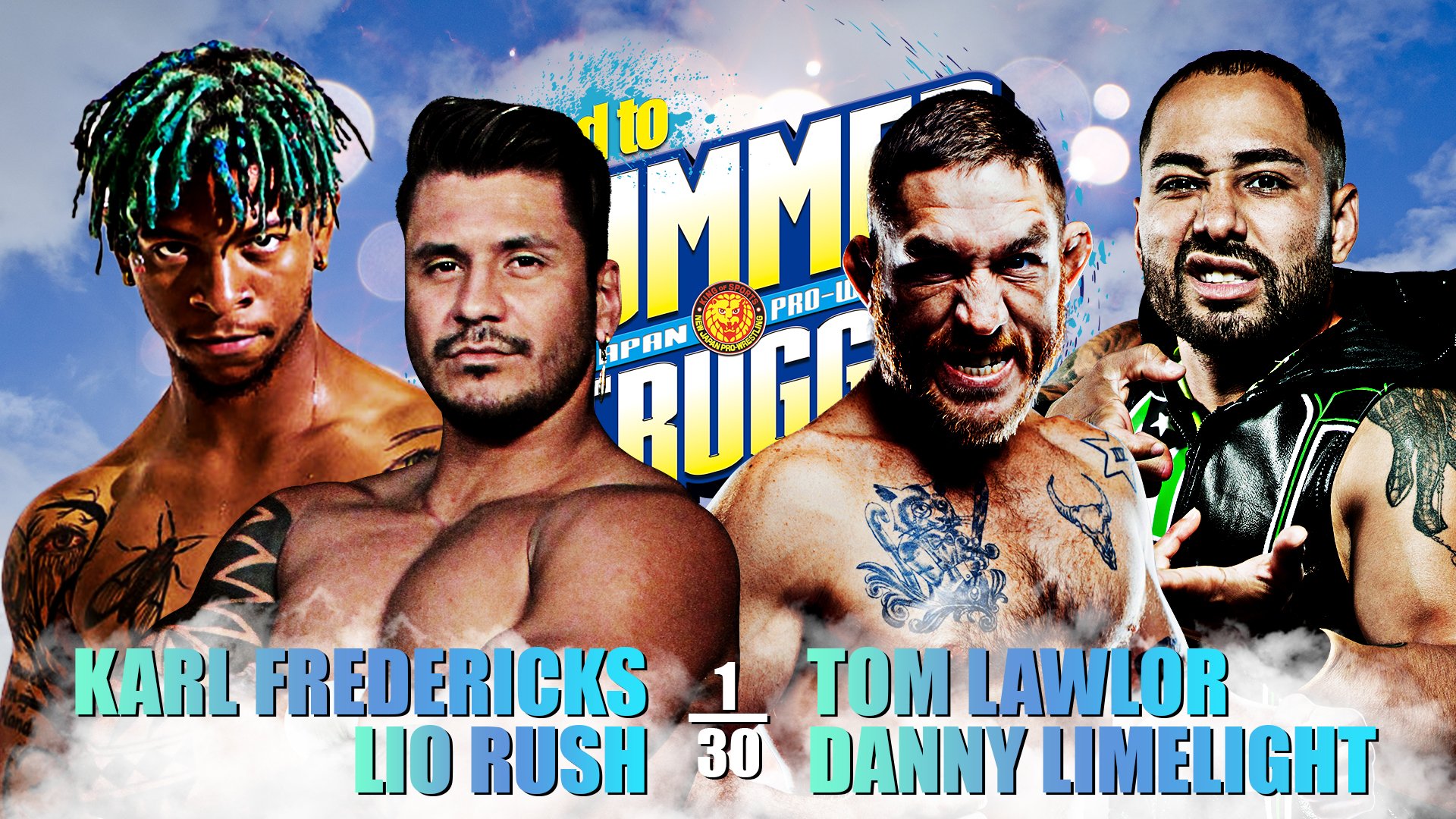NJPW Strong Results (8/13/21): Lio Rush & Karl Fredericks vs. “Filthy” Tom Lawlor & Danny Limelight