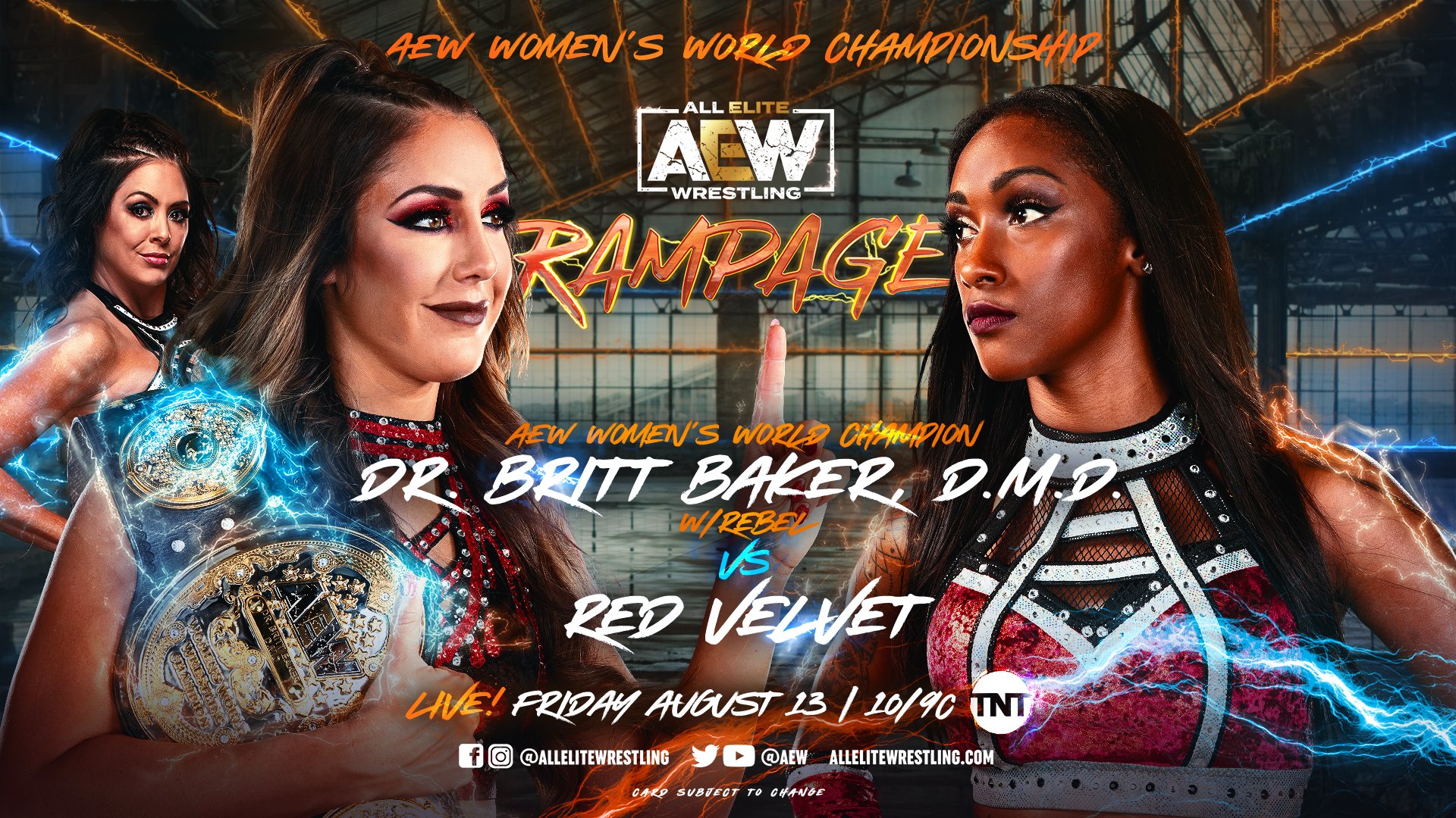 AEW Rampage Results (8/13/21): Britt Baker vs. Red Velvet