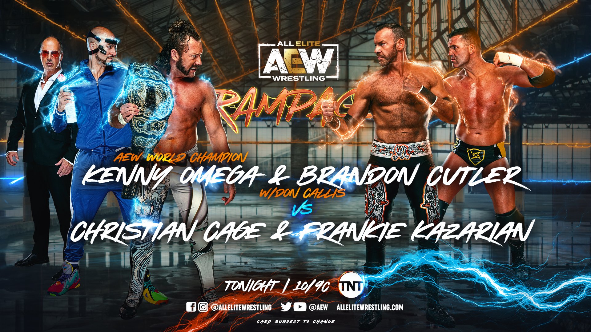 AEW Rampage Results (8/27/21): Kenny Omega & Brandon Cutler vs. Christian Cage & Frankie Kazarian