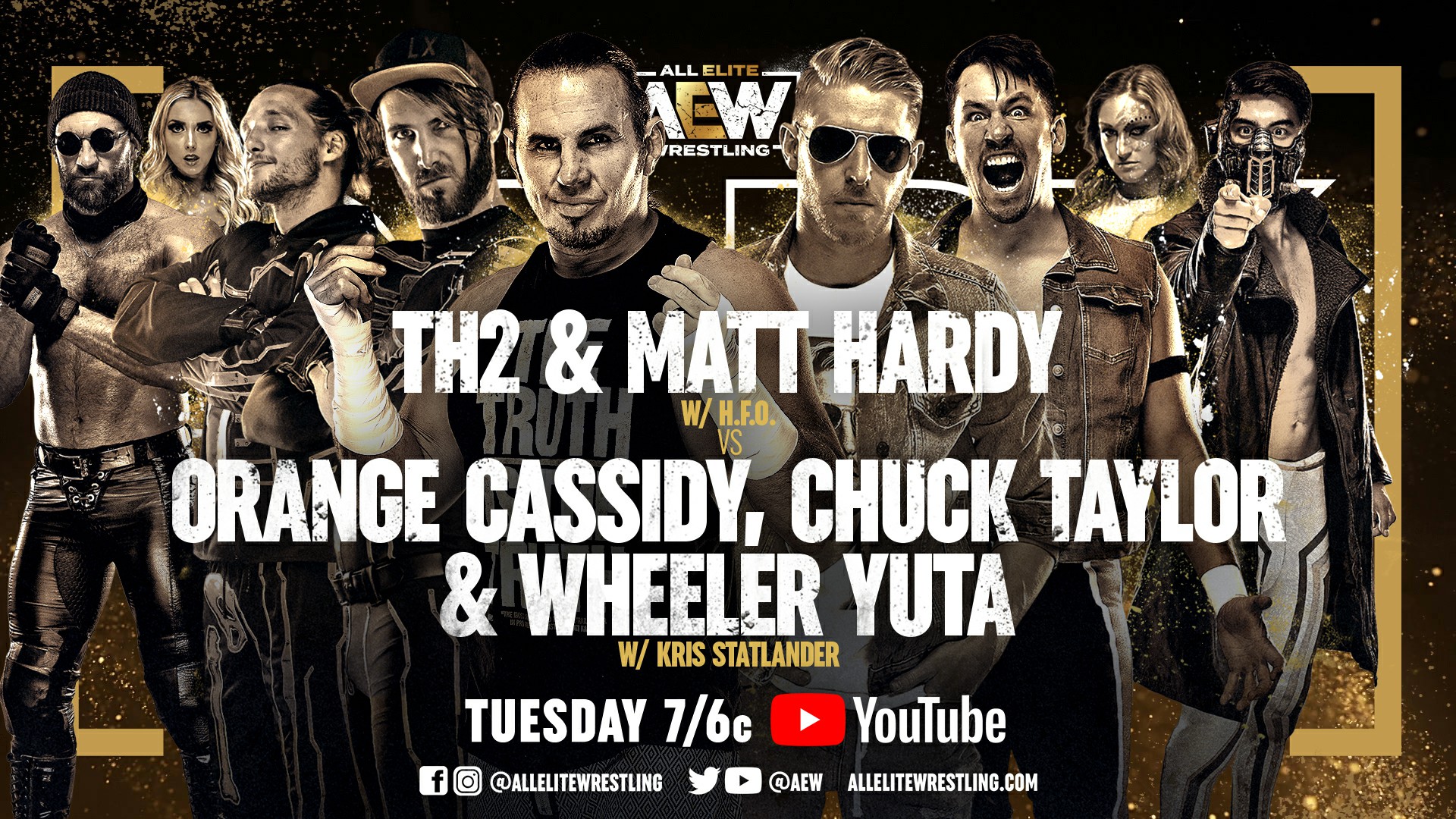 AEW Dark Results (8/24/21): Orange Cassidy, Chuck Taylor, Wheeler Yuta vs. Matt Hardy & The Hybrid 2