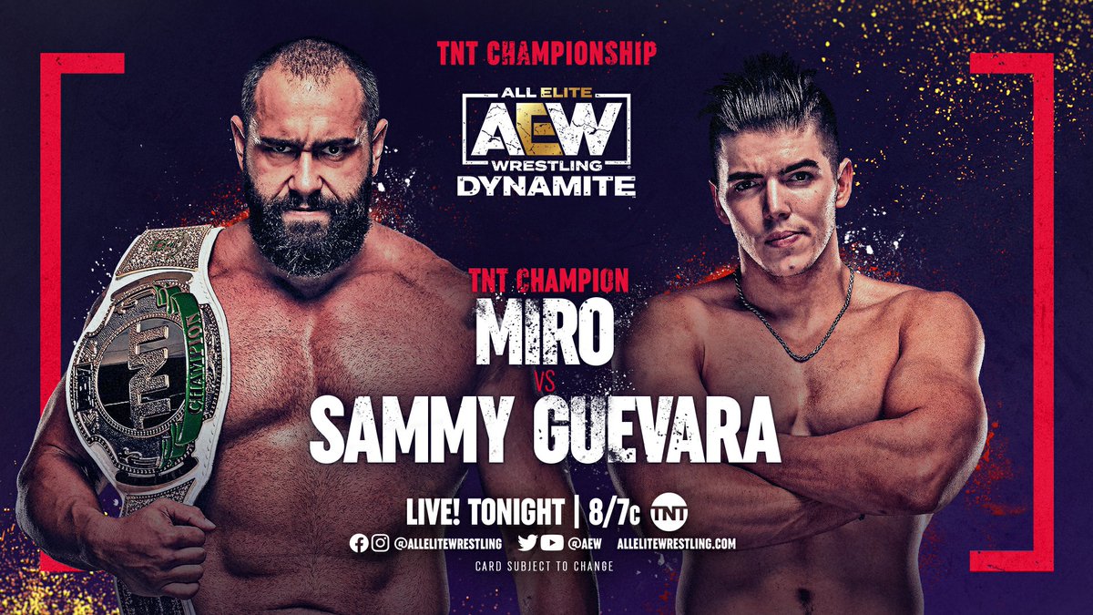 AEW Dynamite Results (9/29/21): Miro vs. Sammy Guevara
