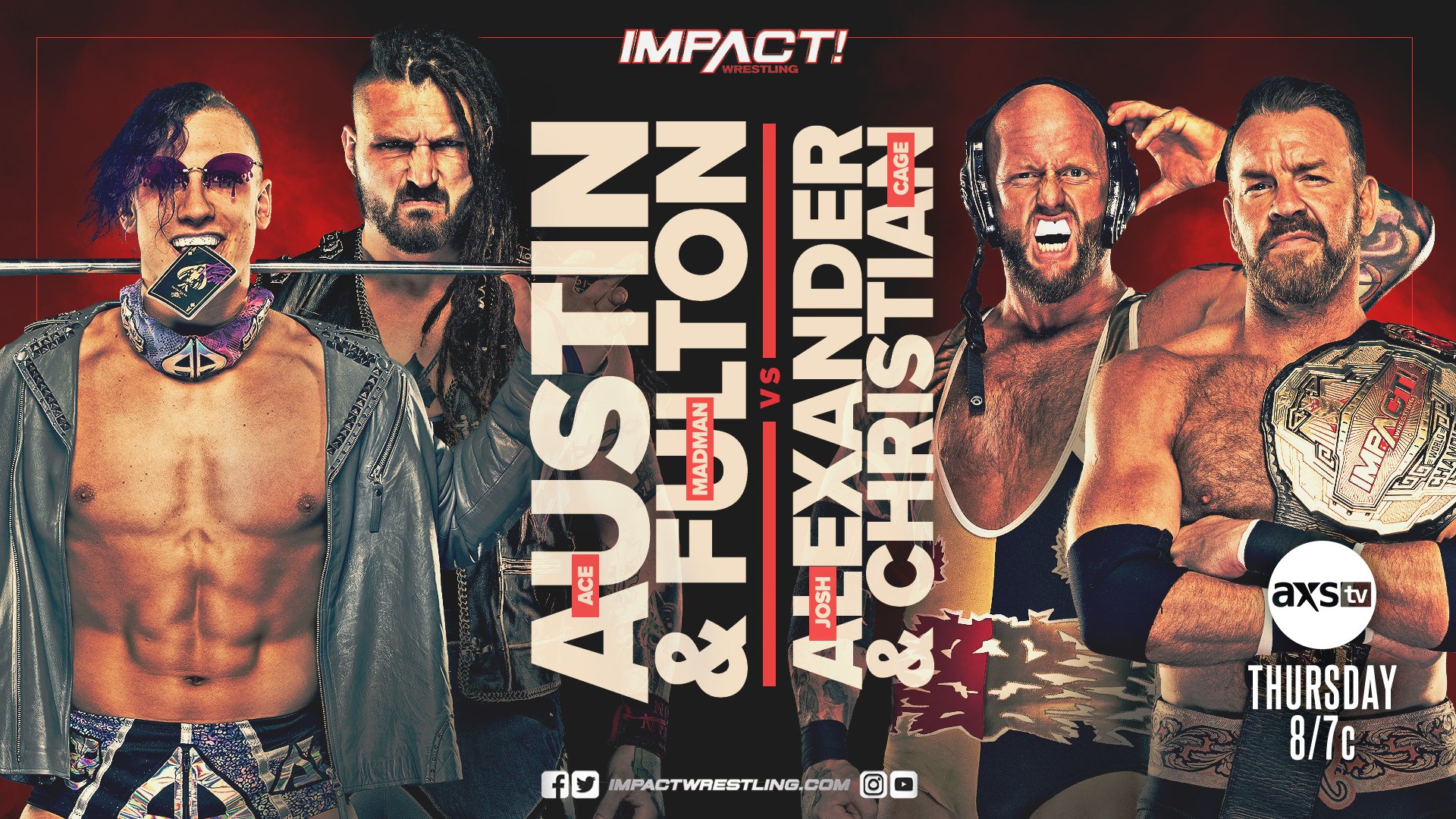 IMPACT Wrestling Results (10/7/21): Christian Cage & Josh Alexander vs. Ace Austin & Madman Fulton