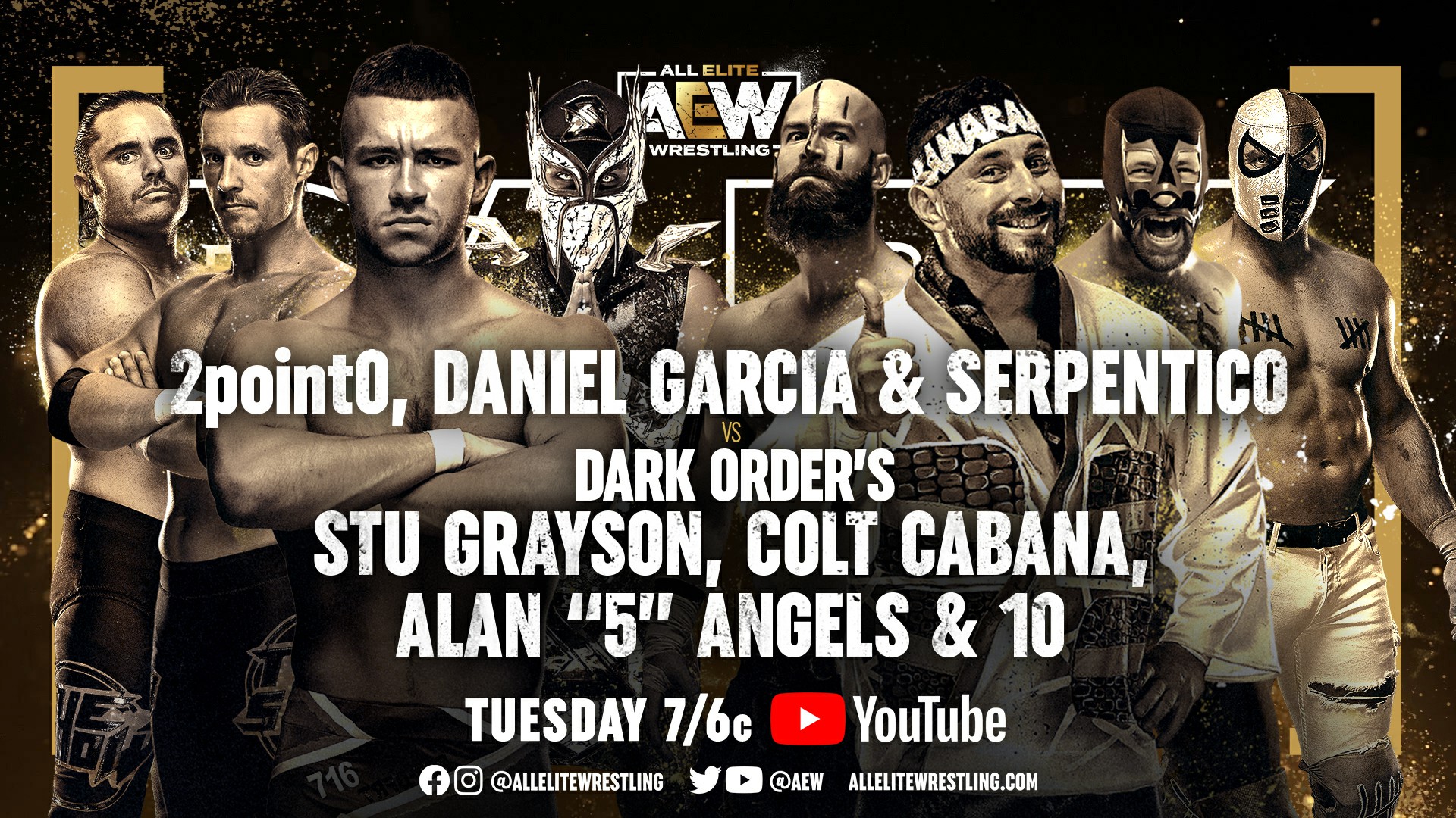 AEW Dark Results (10/19/21): The Dark Order vs. Daniel Garcia, 2.0, Serpentico