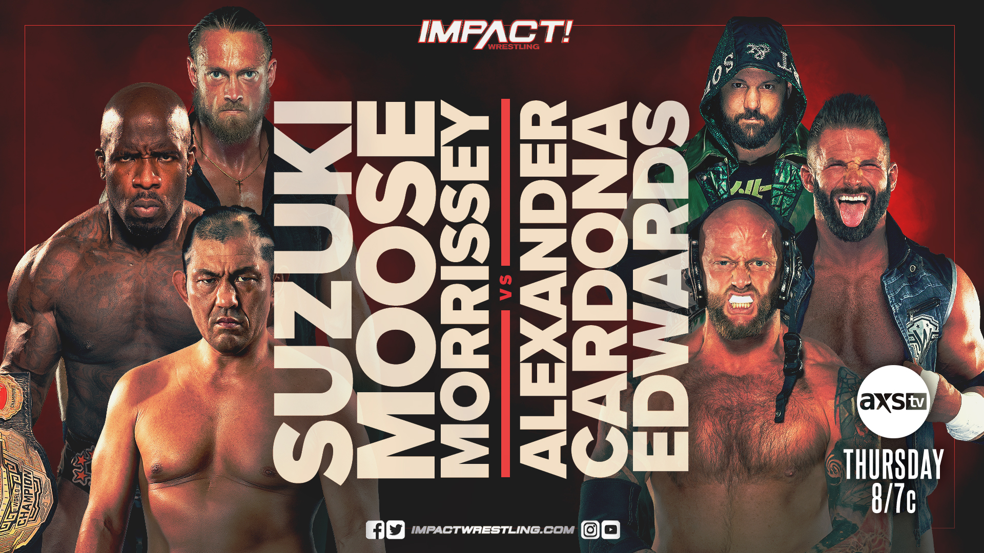 IMPACT Wrestling Results (11/4/21): Moose, William Morrissey and Minoru Suzuki vs. Josh Alexander, Eddie Edwards and Matt Cardona
