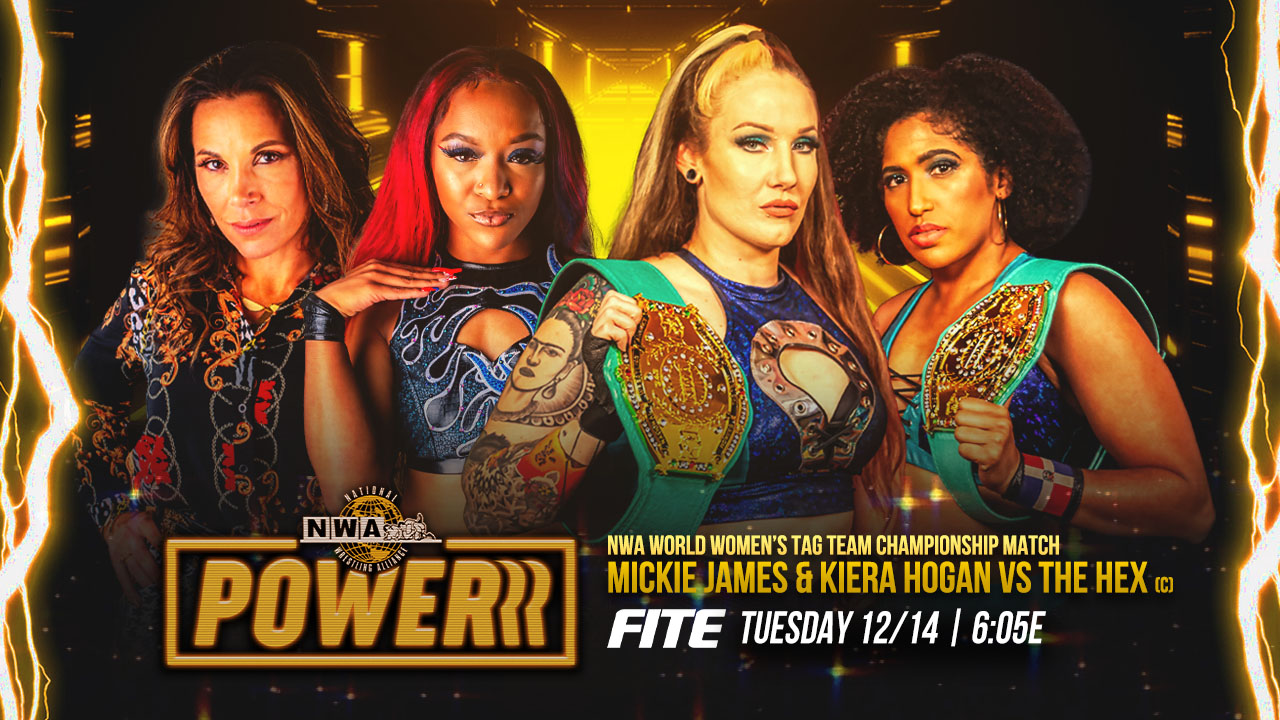 NWA Powerrr Results (12/14/21): The Hex vs. Mickie James & Kiera Hogan