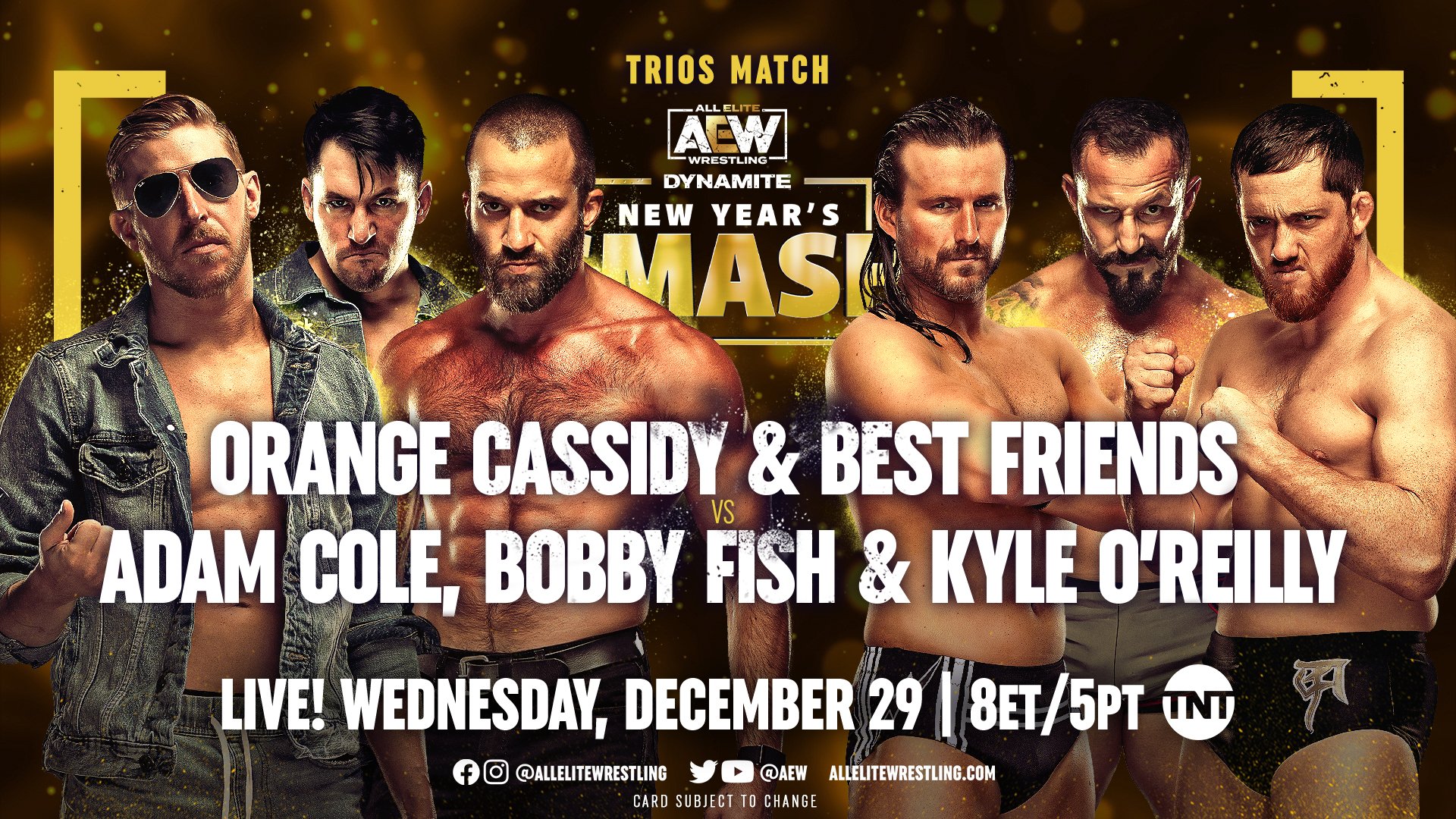 AEW Dynamite Results (12/29/21): Adam Cole & reDRagon vs. Orange Cassidy & Best Friends