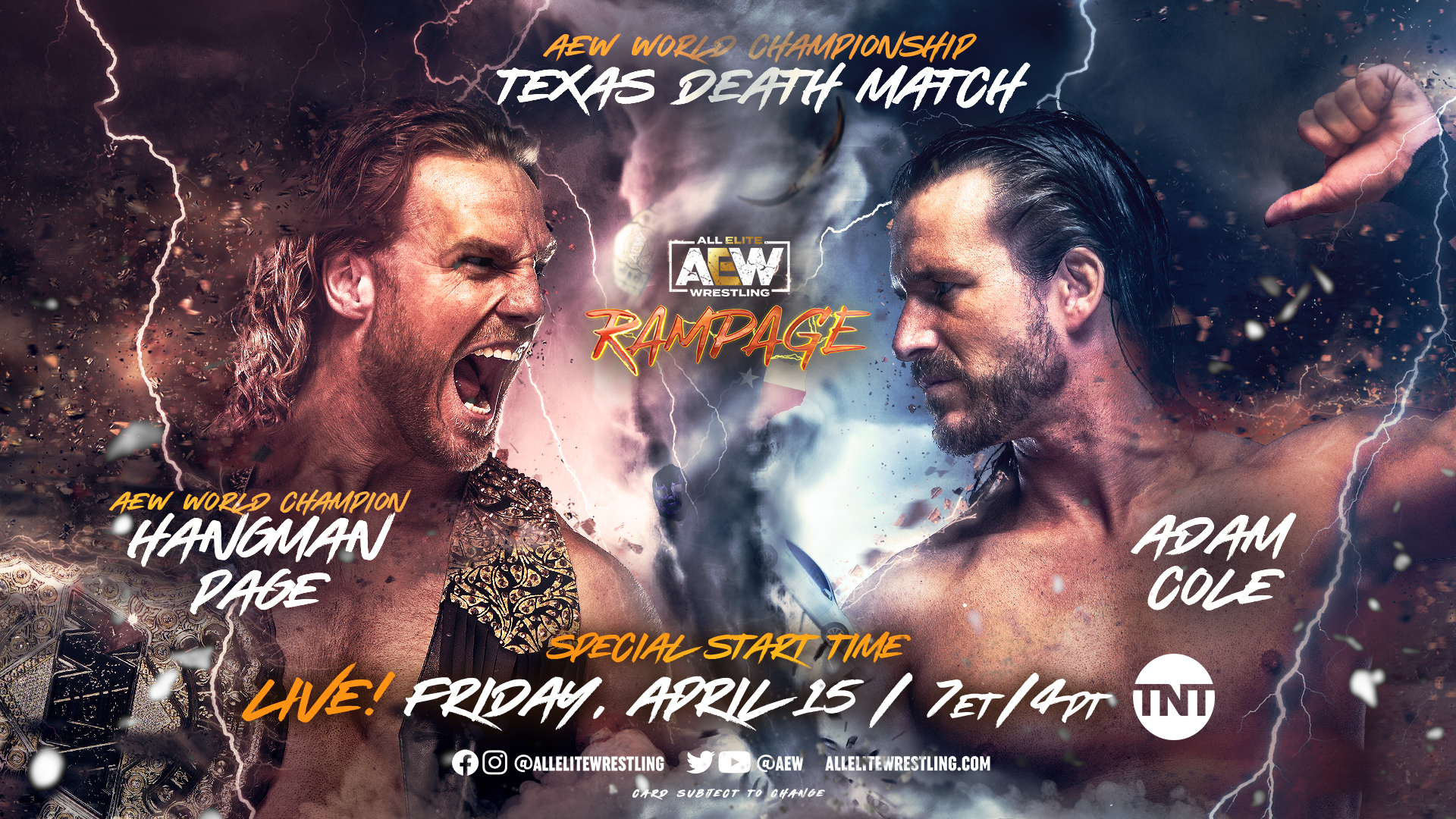 AEW Rampage Results (4/15/22): Hangman Page vs. Adam Cole