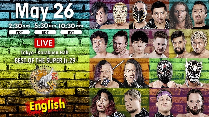 NJPW BOSJ 29 Results (5/26/22): El Phantasmo vs. Robbie Eagles
