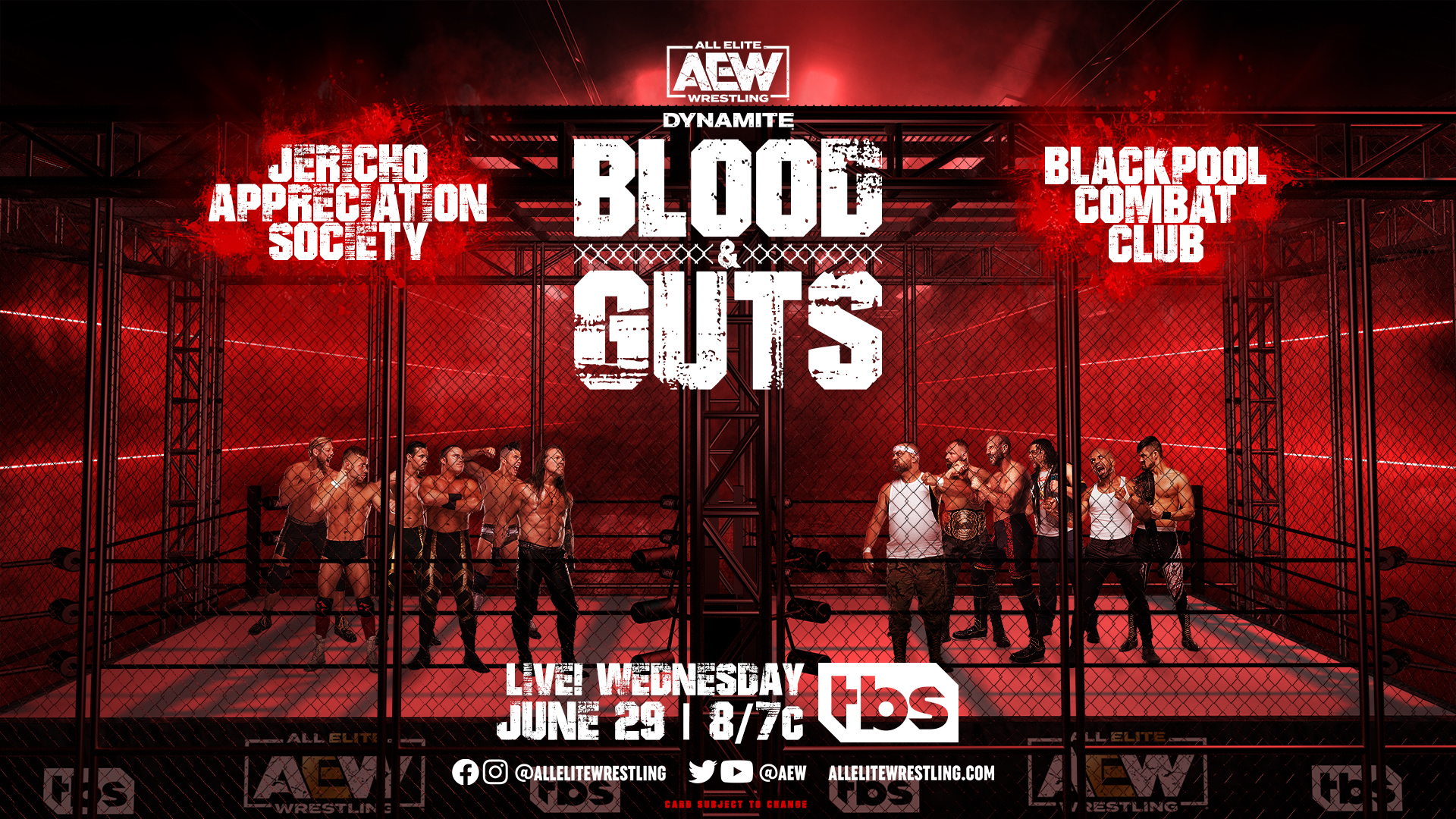 AEW Dynamite Results (6/29/22): The Blackpool Combat Club vs. The Jericho Appreciation Society