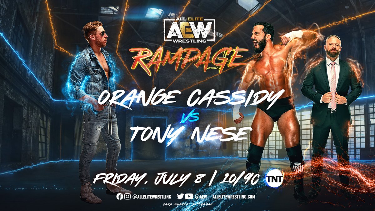 AEW Rampage Results (7/8/22): Orange Cassidy vs. Tony Nese