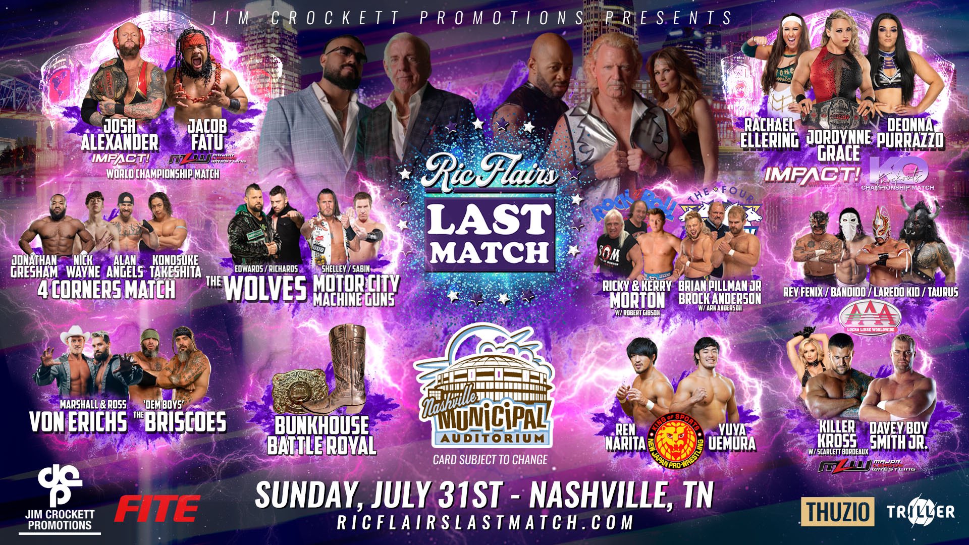 Ric Flair’s Last Match Results