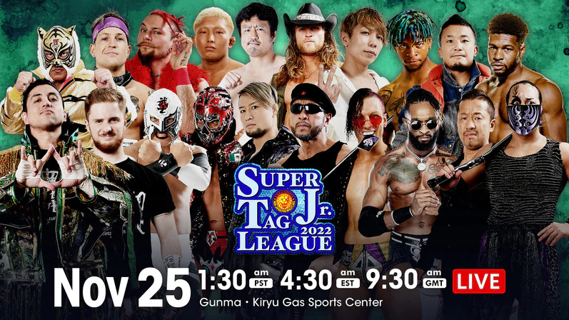 NJPW Super Jr. Tag League Results (11/25/22): TJ Perkins & Francesco Akira vs. Bushi & Titan