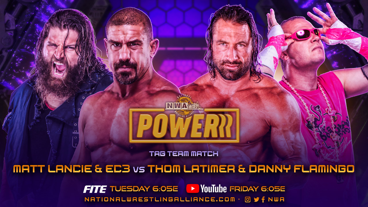 NWA Powerrr Results (11/22/22): EC3 & Matt Lancie vs. Thomas Latimer & Danny Flamingo