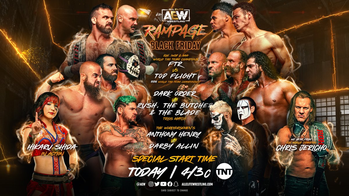 AEW Rampage Results (11/25/22): FTR vs. Top Flight