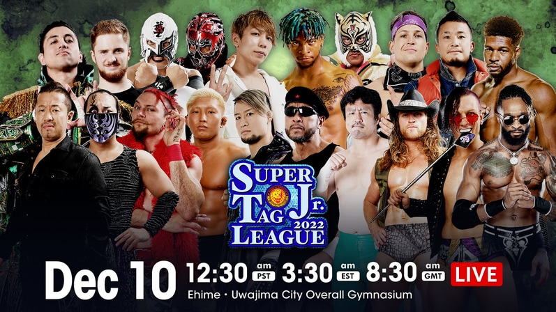 NJPW Super Jr. Tag League Results (12/10/22): TJ Perkins & Francesco Akira vs. Ace Austin & Chris Bey