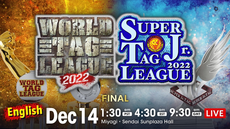 NJPW World/Super Jr. Tag League Finals Results (12/14/22): Aussie Open vs. Hirooki Goto & Yoshi Hashi