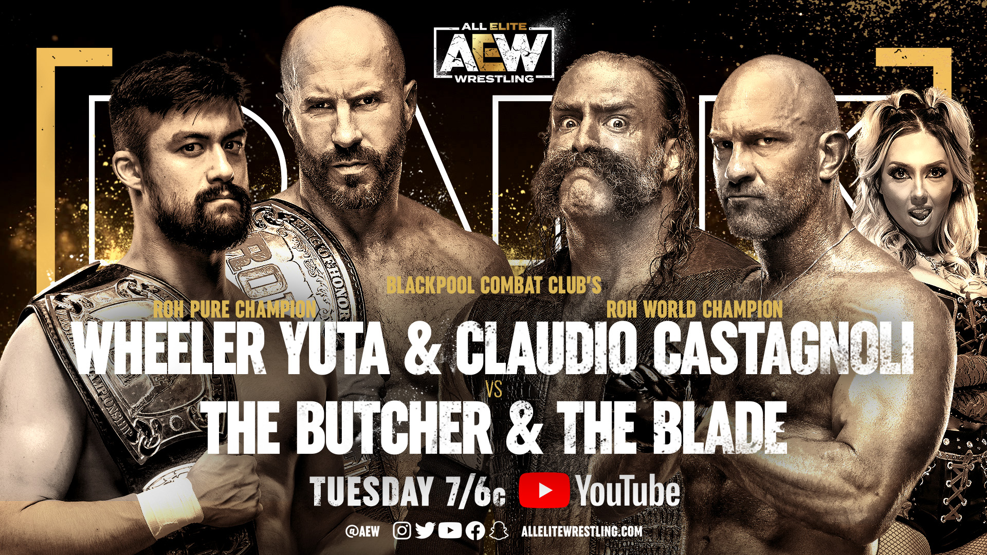 AEW Dark Results (1/17/23): Claudio Castagnoli & Wheeler Yuta vs. The Butcher & The Blade