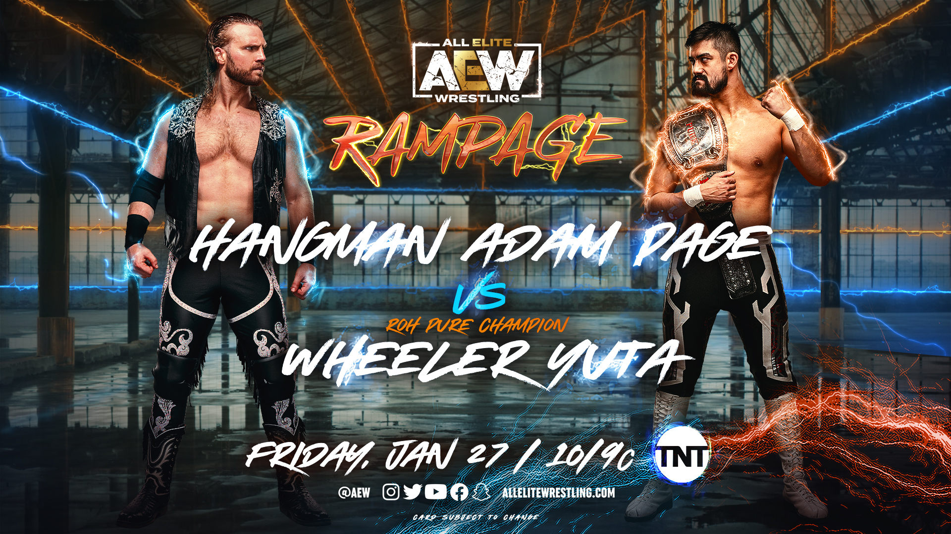 AEW Rampage Results (1/27/23): Hangman Page vs. Wheeler Yuta