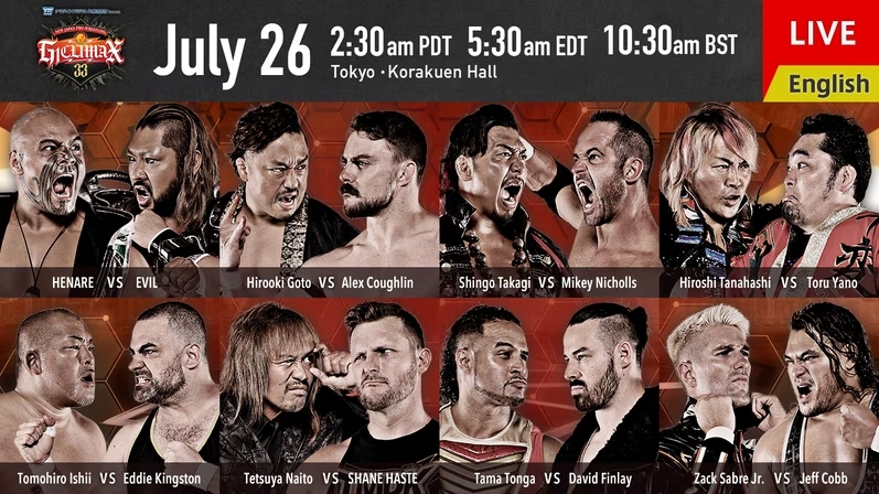 NJPW G1 Climax 33 Results (7/26/23): Zack Sabre Jr. vs. Jeff Cobb