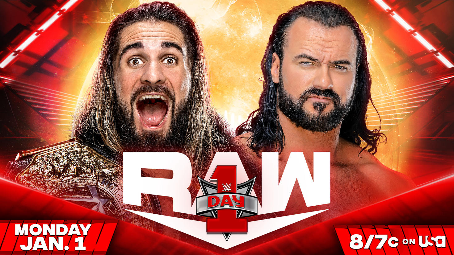 WWE Raw Results (1/1/24): Seth Rollins vs. Drew McIntyre