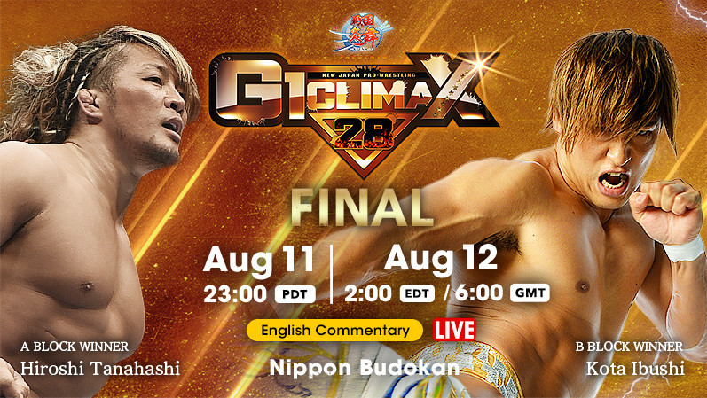 NJPW G1 Climax 28 Finals Results