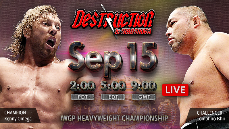 NJPW Destruction In Hiroshima 2018 Results