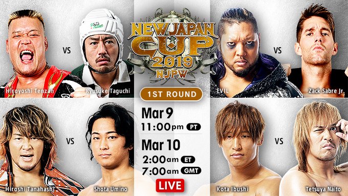 New Japan Cup Results (3/10/19)