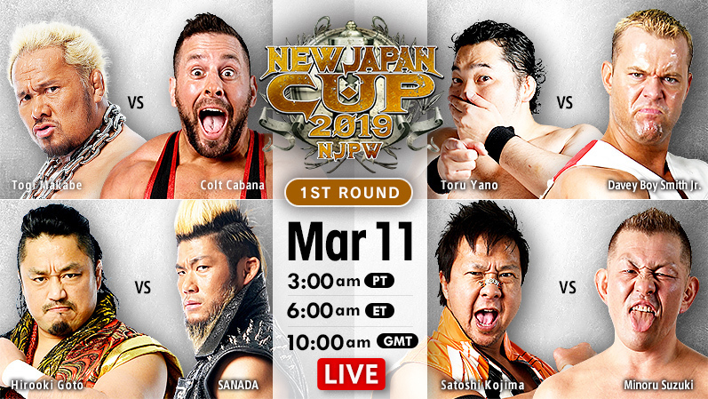 New Japan Cup Results (3/11/19)