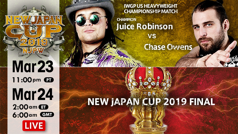 New Japan Cup Results (3/24/19)