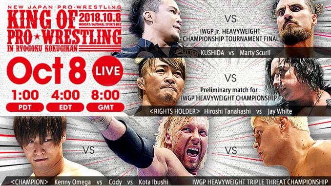 NJPW King Of Pro Wrestling 2018 Results