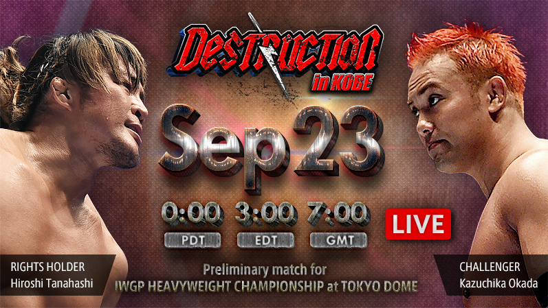 NJPW Destruction In Kobe 2018 Results